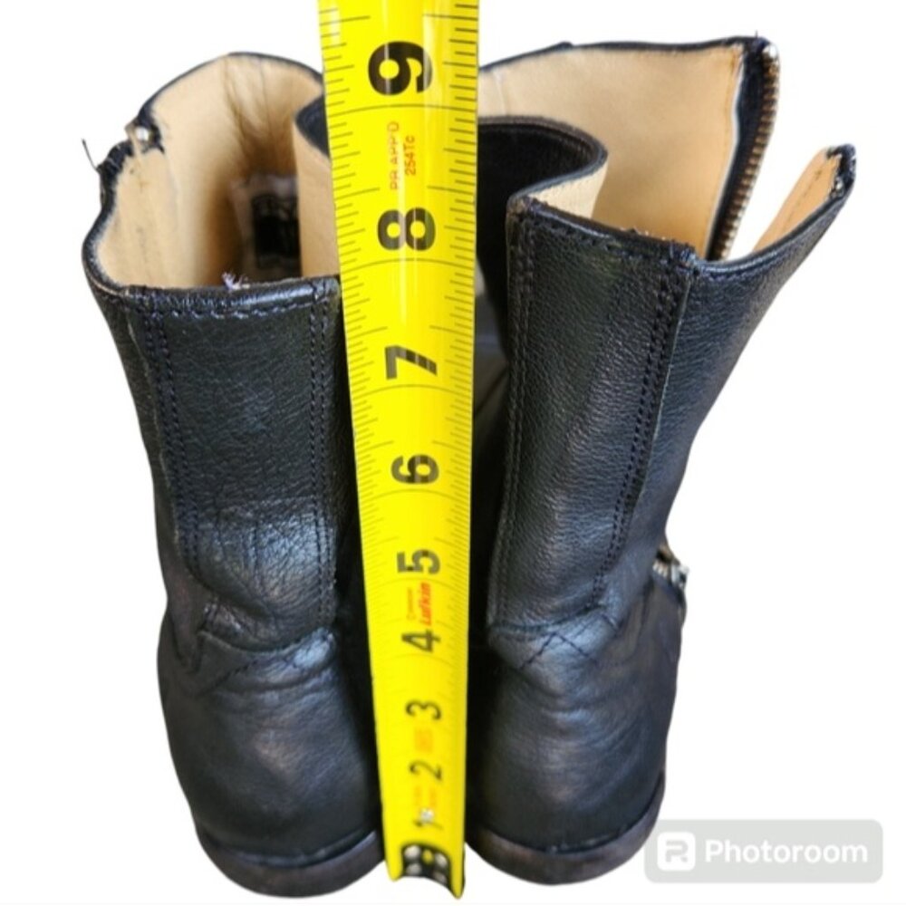 Frye James Men's chealsea boots size 9 D black leather - Picture 4 of 10
